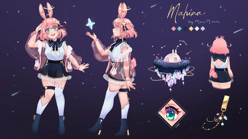 Vtuber Persona Reference Sheet